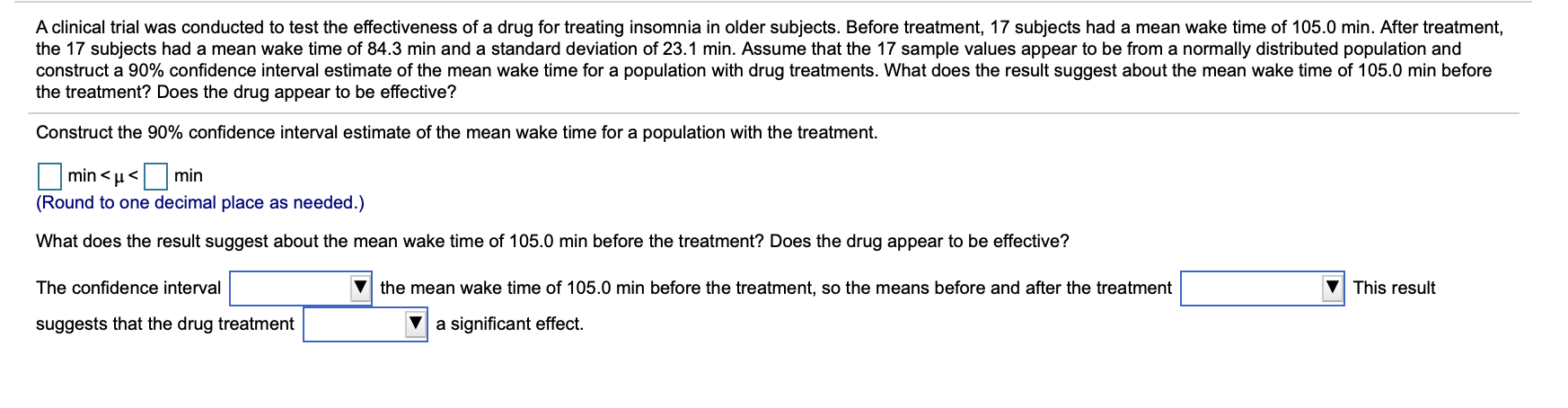 Solved drop down options 1st: does not include or | Chegg.com