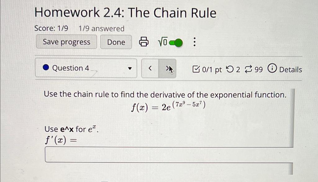 9 the chain rule homework mastermathmentor