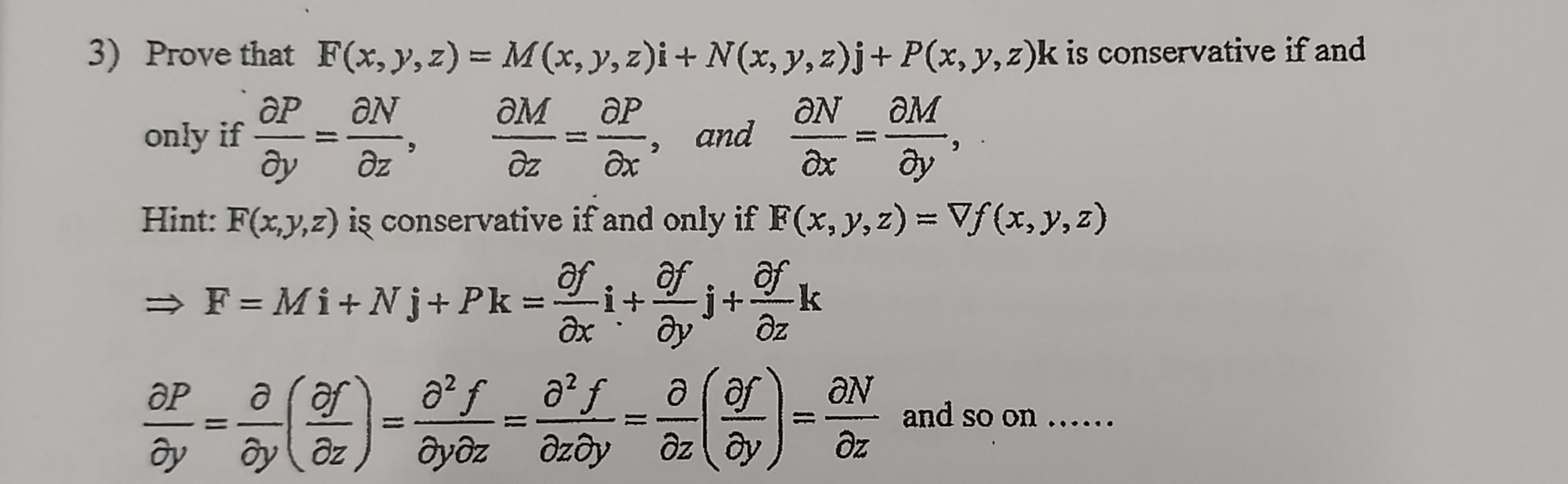 Solved 3 Prove That F X Y Z M X Y Z I N X Y Z J Chegg Com