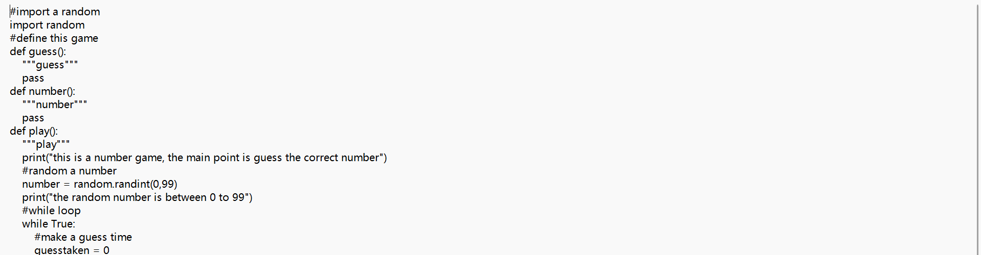 USE python. Update the number guessing game to | Chegg.com