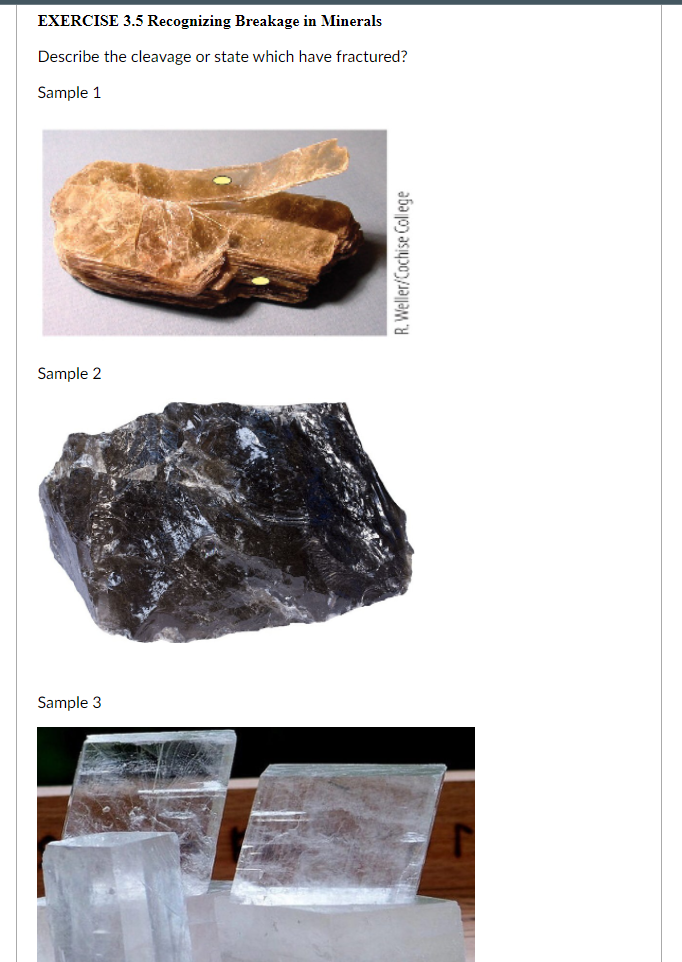 mineral fracture vs cleavage