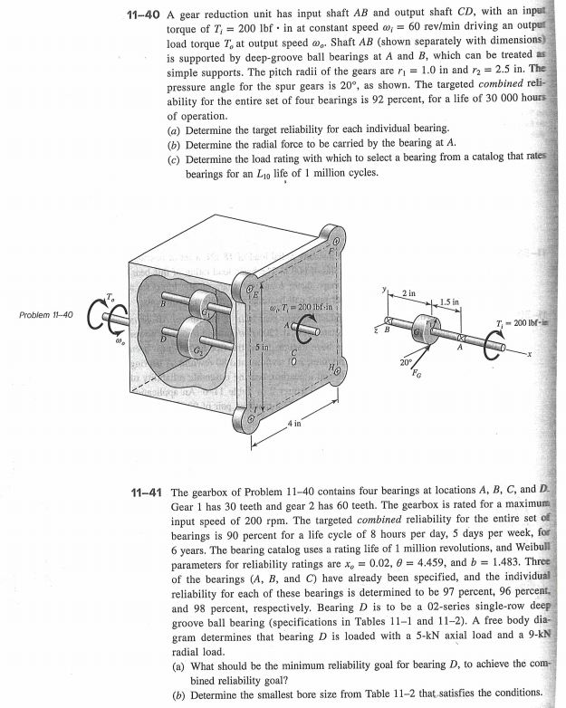 solved-11-40-a-gear-reduction-unit-has-input-shaft-ab-and-chegg