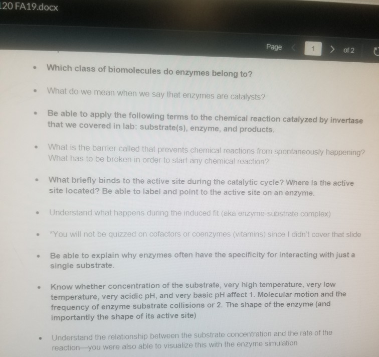 Solved CO FA19.docx Page 1 > of 2 • Which class of