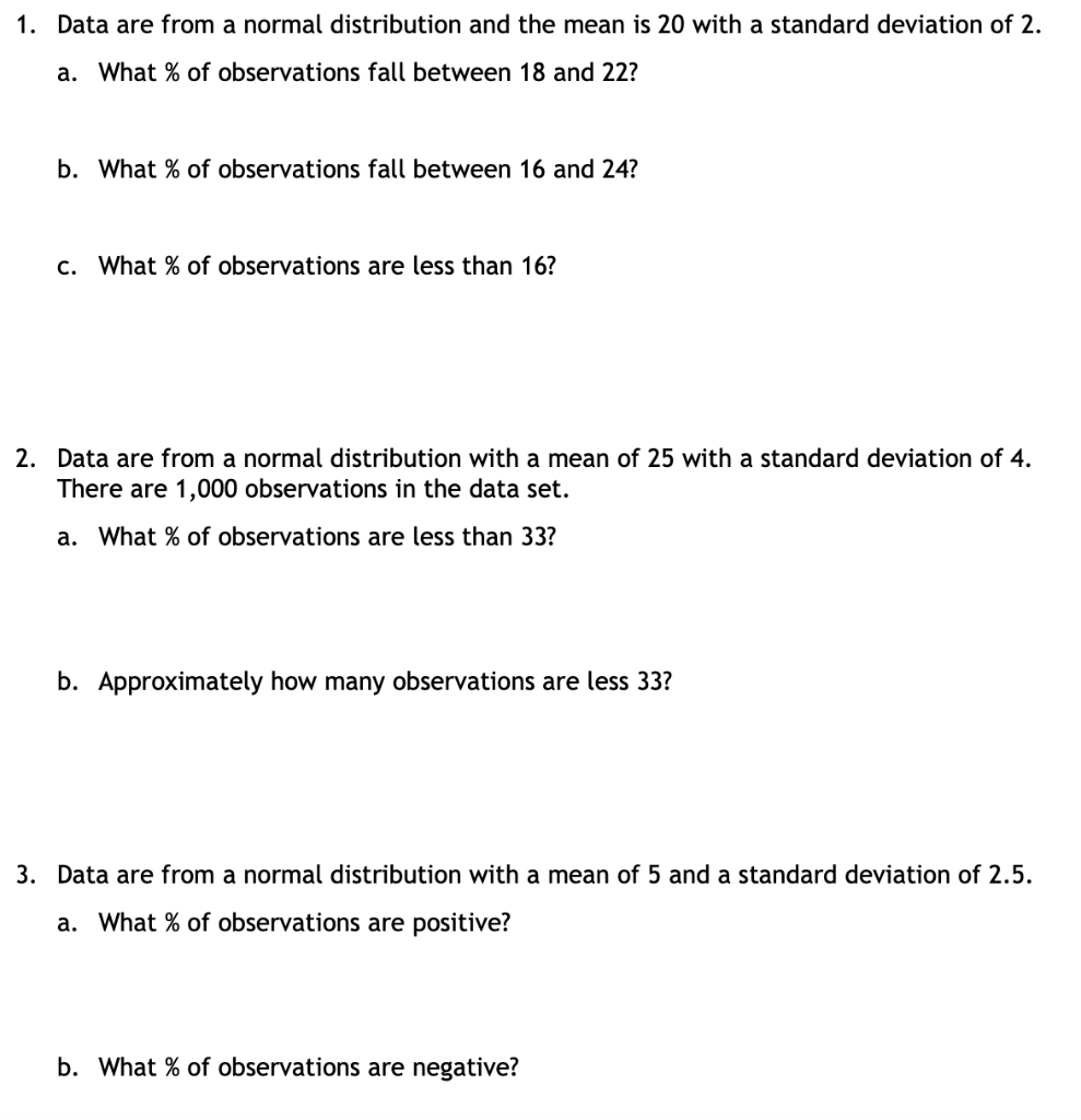 solved-1-data-are-from-a-normal-distribution-and-the-mean-chegg