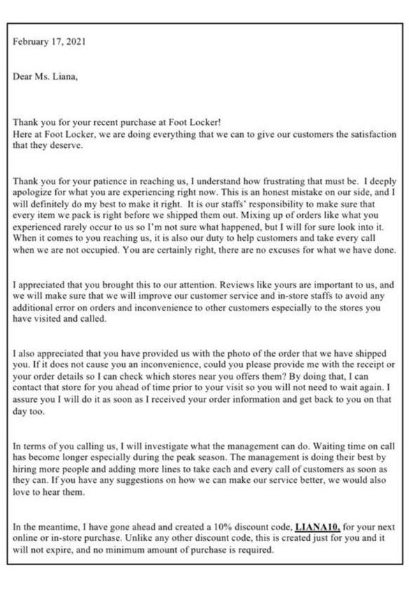 how to respond to a complaint email from an employee