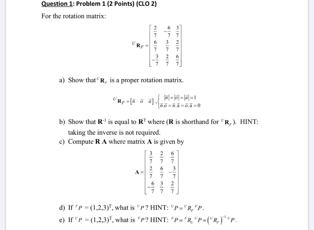 Solved Question 1 Problem 1 2 Points Clo 2 For The R Chegg Com