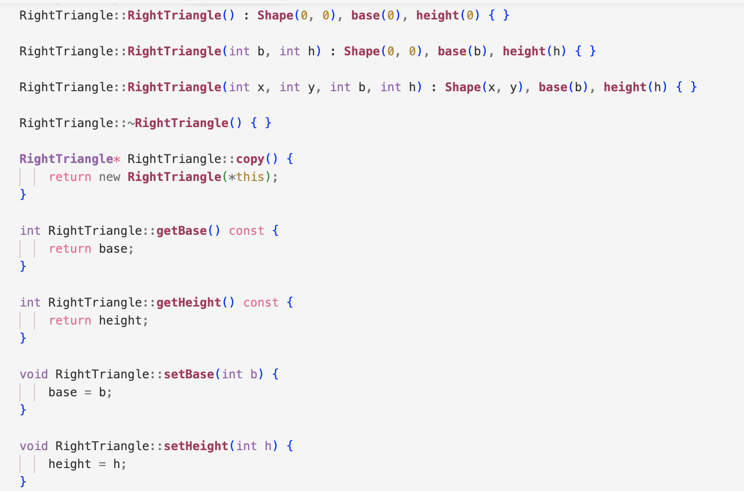 Solved can you write this implementation in a different way | Chegg.com