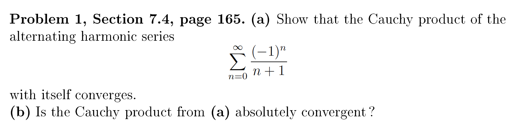 Solved Problem 1, Section 7.4, page 165. (a) Show that the | Chegg.com