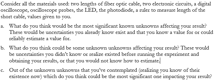 experiment to determine speed of light