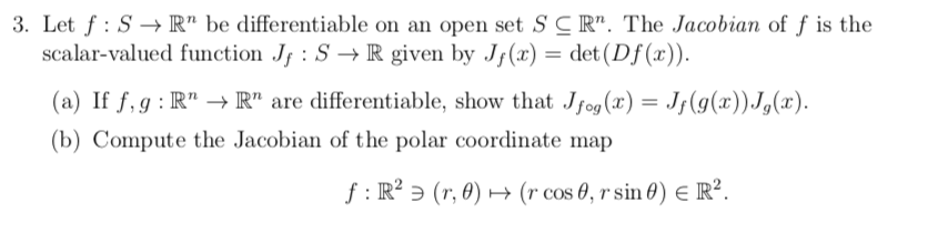 Solved 3 Let F S R Be Differentiable On An Open Set S Chegg Com
