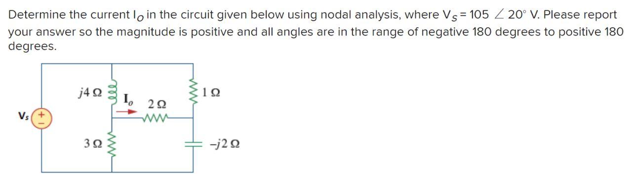 Solved Determine the current IO in the circuit given below | Chegg.com