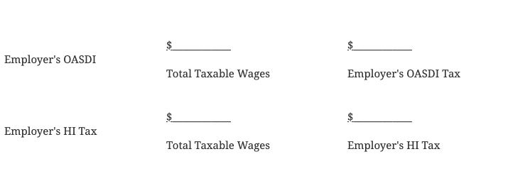 Solved The Biweekly Taxable Wages For The Employees Of Ri