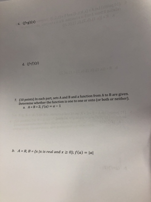 Solved (10 Points) Let A - (a, B, C, D) And B (1,2,3). | Chegg.com