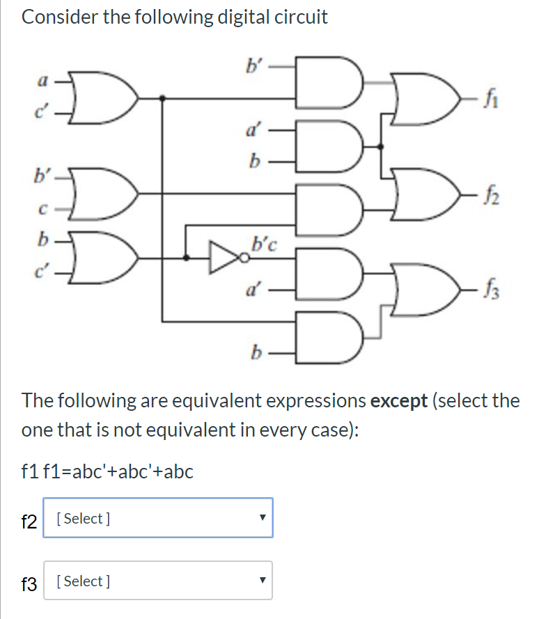 Solved Consider The Following Digital Circuit B'c The | Chegg.com