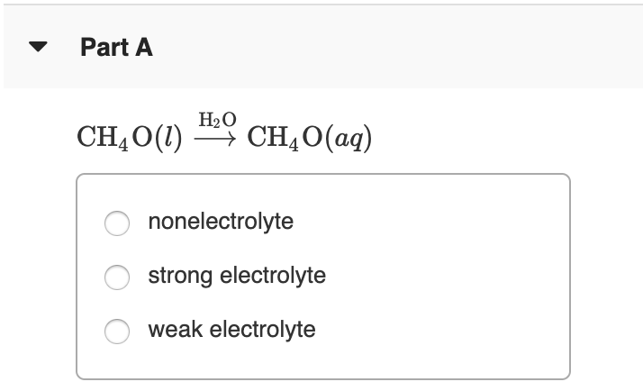 Classify each solute represented in each of the | Chegg.com