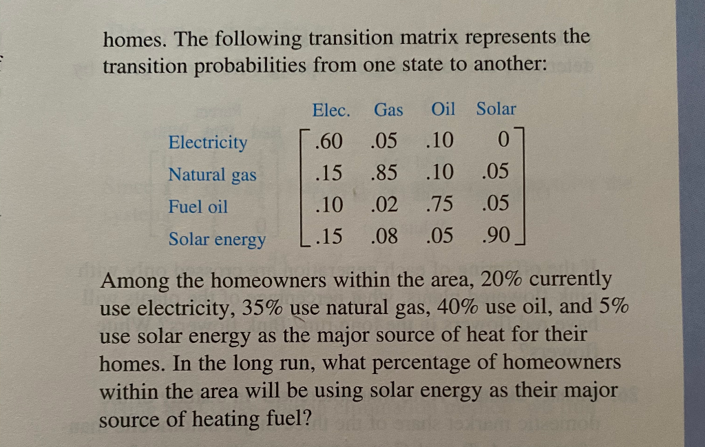 Solved 22. HOMEOWNERS' CHOICE OF ENERGY A Study Conducted By | Chegg.com