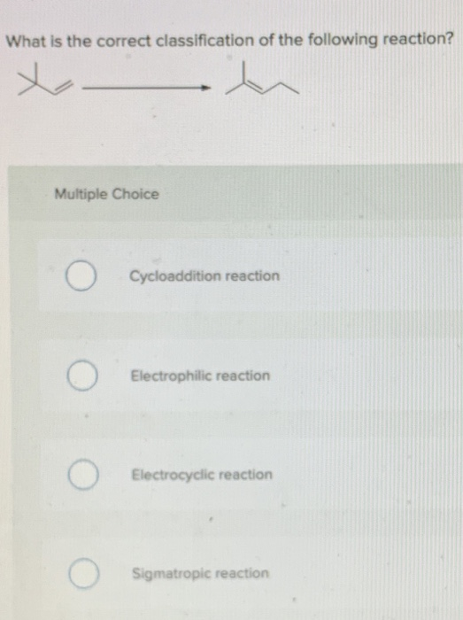 Solved What is the correct classification of the following