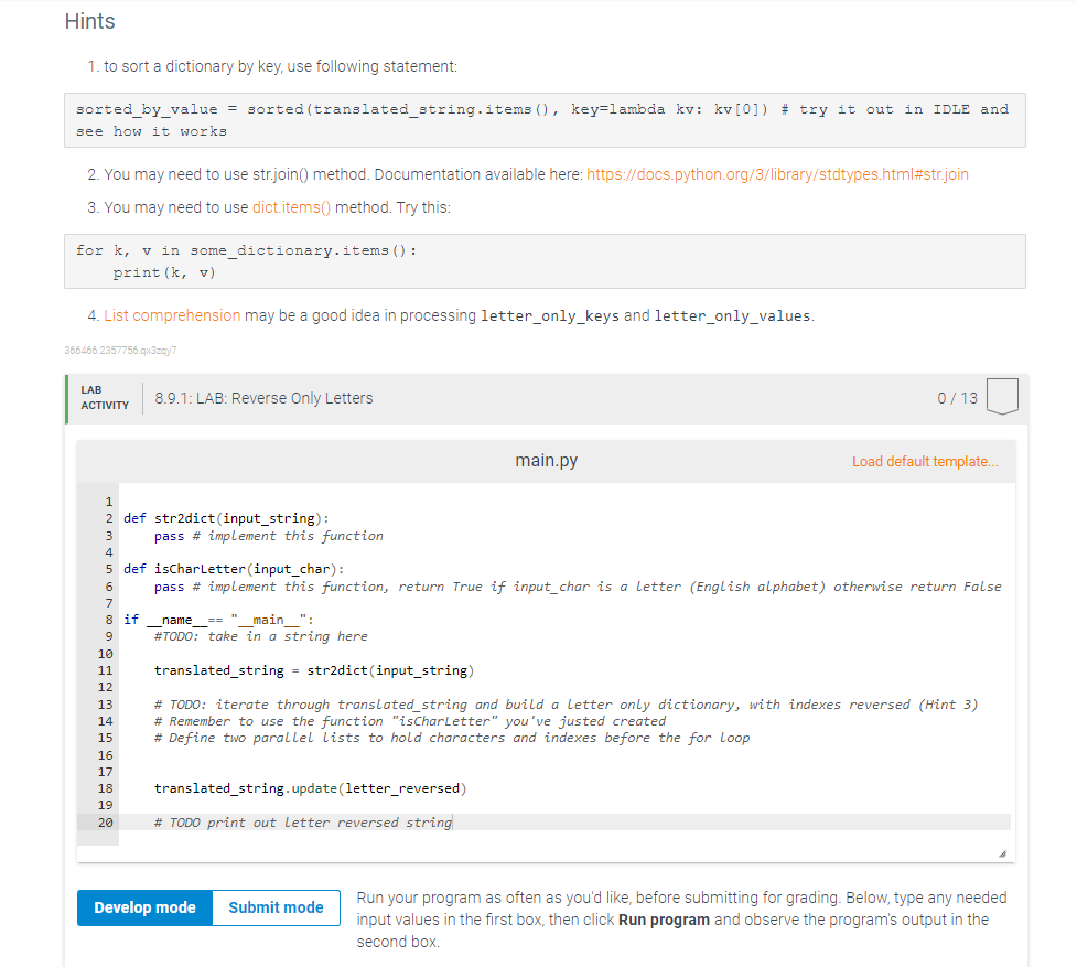 Solved In python please. Please work with the template, | Chegg.com