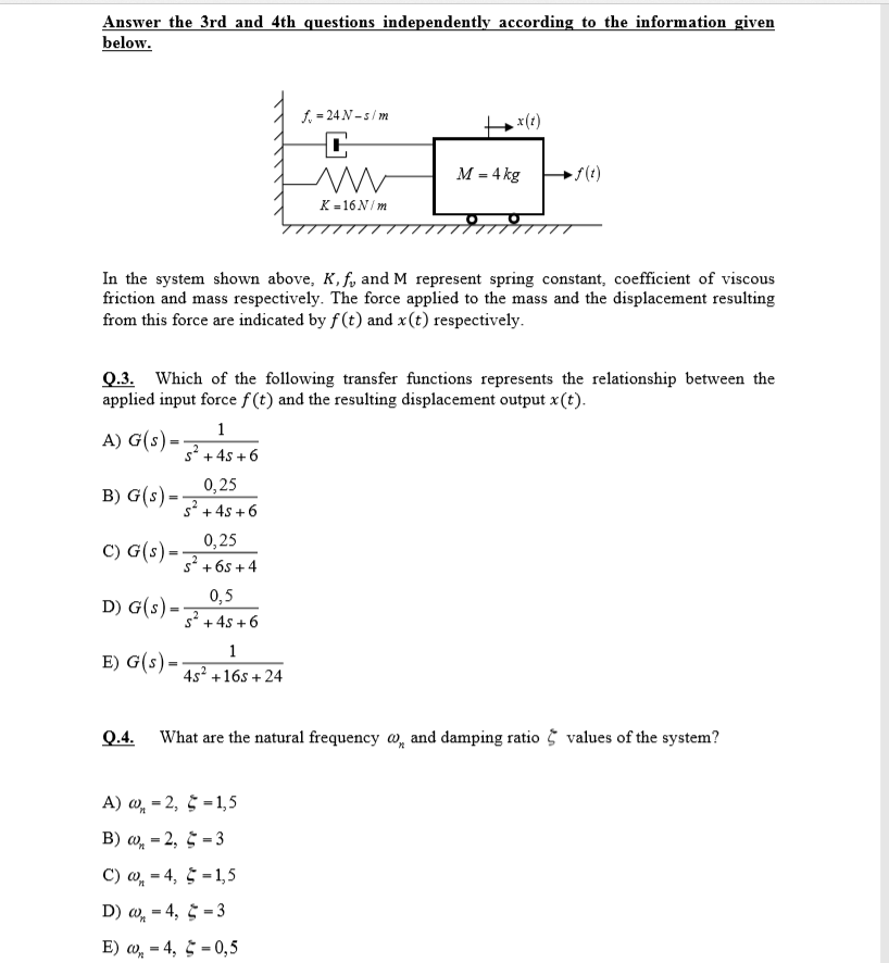 Solved Answer The 3rd And 4th Questions Independently Acc Chegg Com