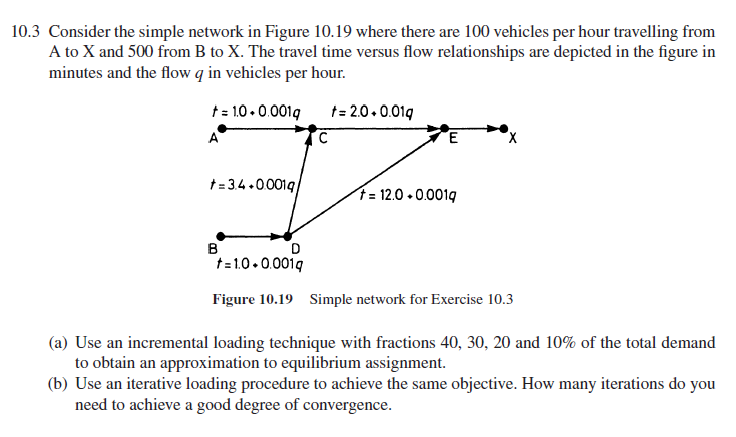 10.3 Consider the simple network in Figure 10.19 | Chegg.com