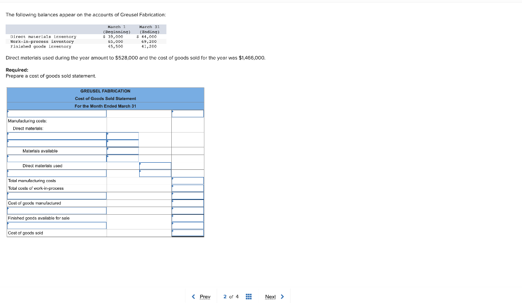solved-the-following-balances-appear-on-the-accounts-of-chegg