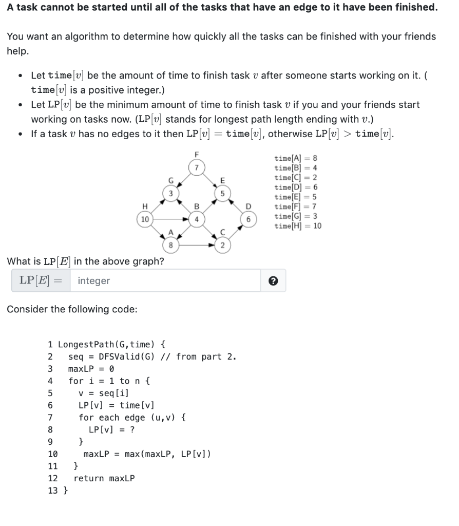 A Task Cannot Be Started Until All Of The Tasks Th Chegg Com