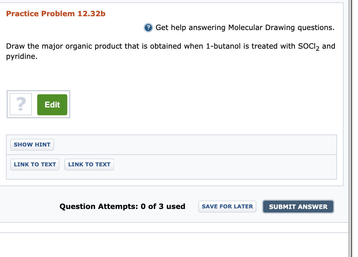 Solved Practice Problem 12.32b Get help answering Molecular | Chegg.com