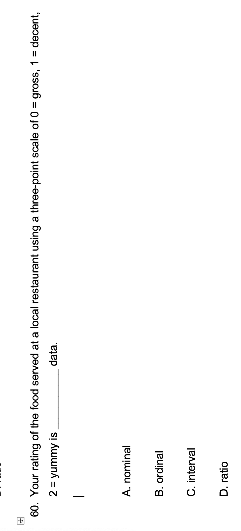Solved If the answer is an ordinal variable, why don't we | Chegg.com