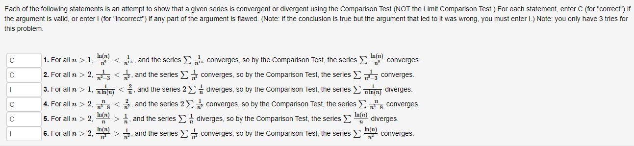 Solved I have entered these answers in the following order, | Chegg.com