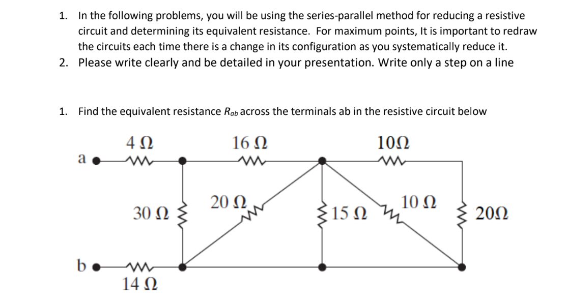 Solved 1. In the following problems, you will be using the | Chegg.com