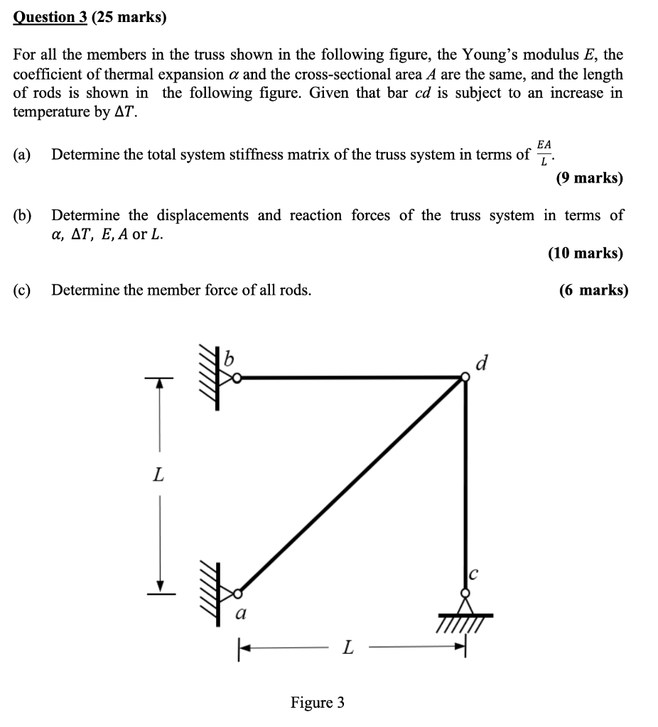 Solved Question 3 25 Marks For All The Members In The