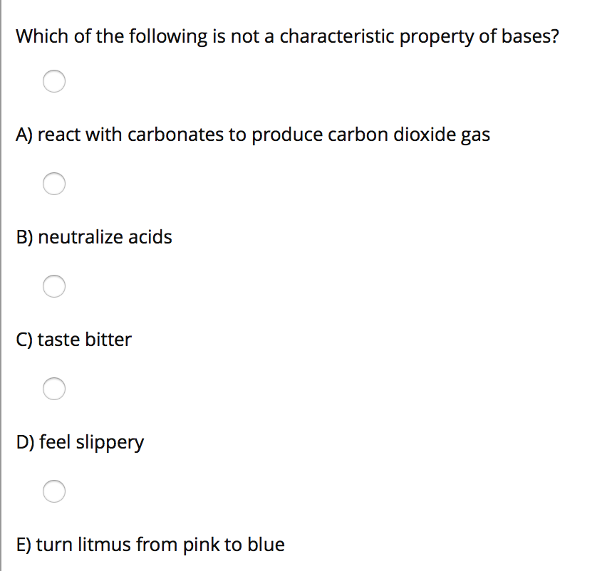 Solved Which of the following is not a characteristic | Chegg.com