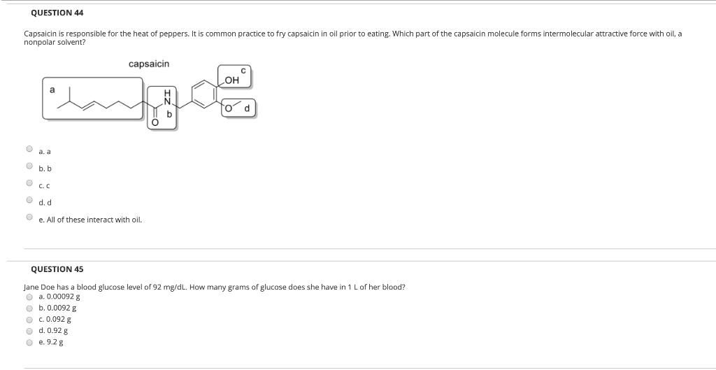 solved-question-44-capsaicin-is-responsible-for-the-heat-of-chegg