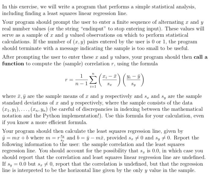 Solved In python Most other codes here that answer this are | Chegg.com