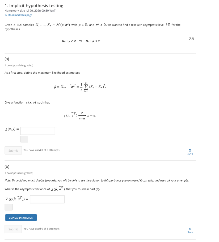 1 Implicit Hypothesis Testing Homework Due Jul 29 Chegg Com