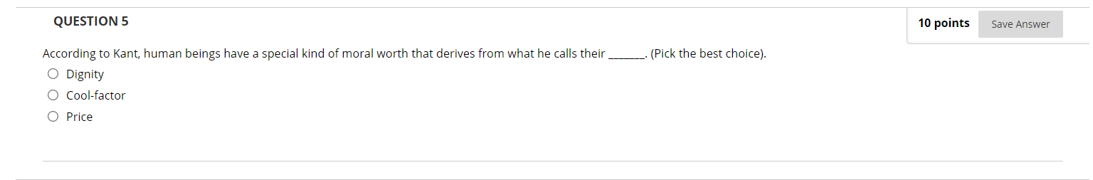 Solved QUESTION 5 10 points Save Answer (Pick the best | Chegg.com
