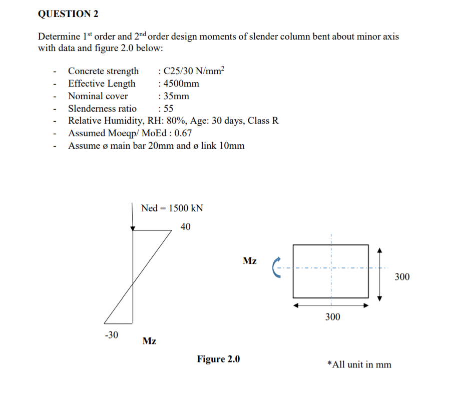 Solved QUESTION 2 Determine 1st order and 2nd order design | Chegg.com