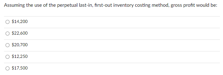 Solved Use the following information to answer the next two | Chegg.com
