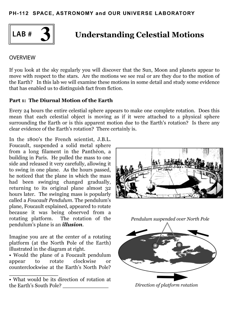 Solved PH112 SPACE, ASTRONOMY and OUR UNIVERSE LABORATORY