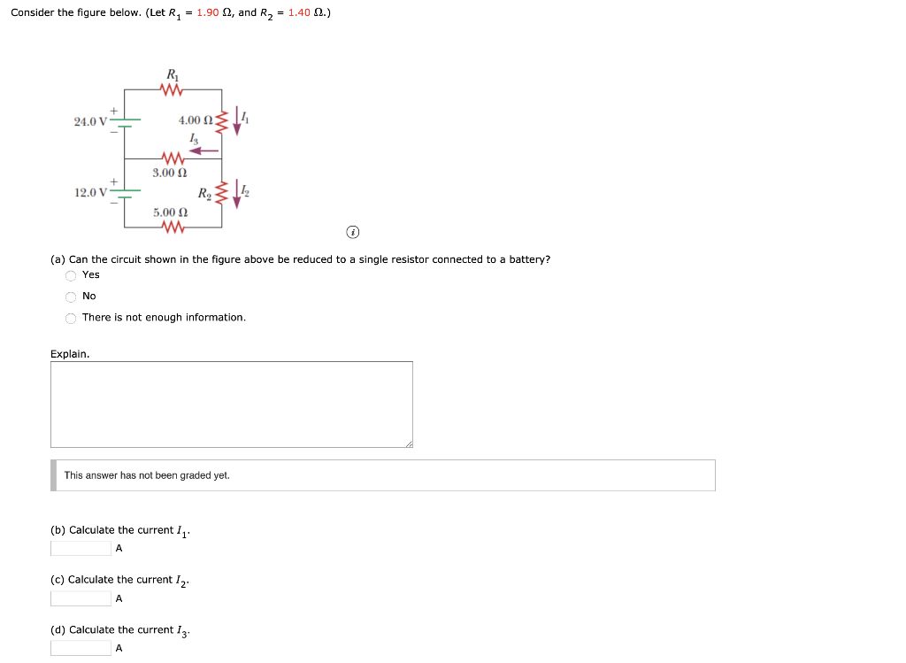 Solved Consider The Figure Below. (let R1 = 1.902, And R2 = 