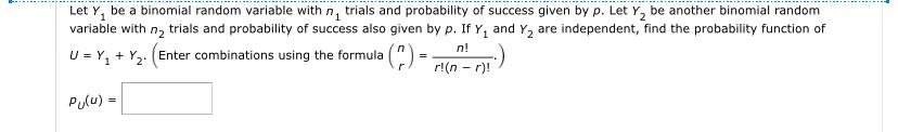Solved Let Y, be a binomial random variable with n trials | Chegg.com