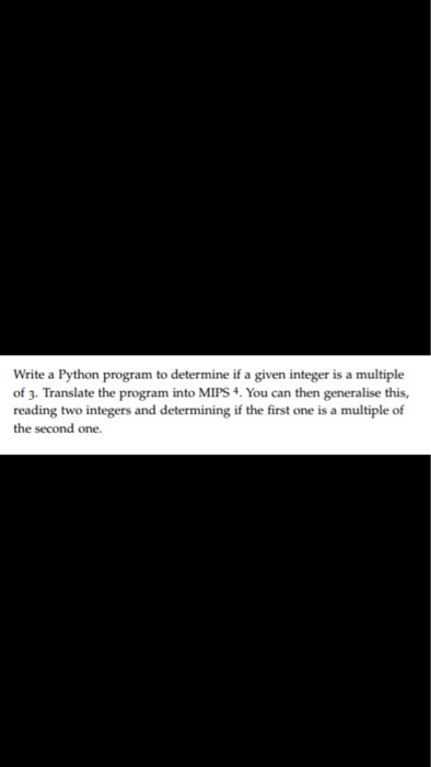 Solved Write a Python program to determine if a given | Chegg.com