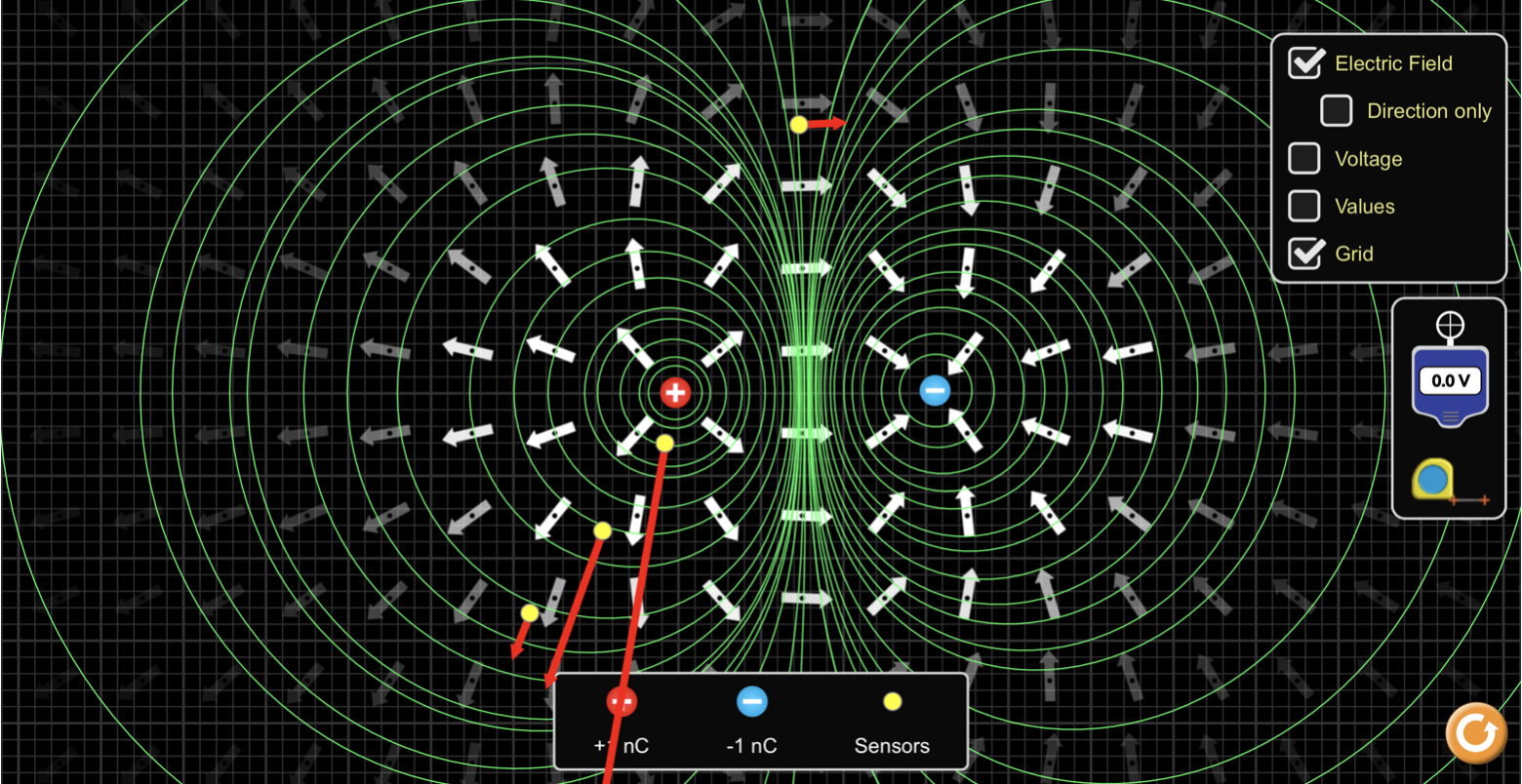 Solved Explain what is happening in these Electric Field | Chegg.com