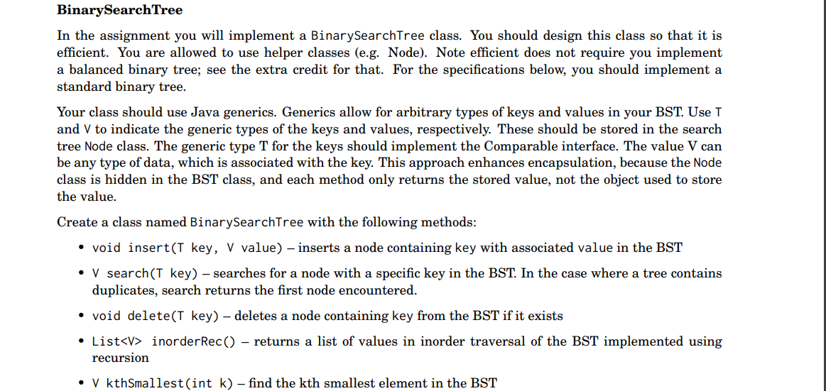 assignment operator binary tree