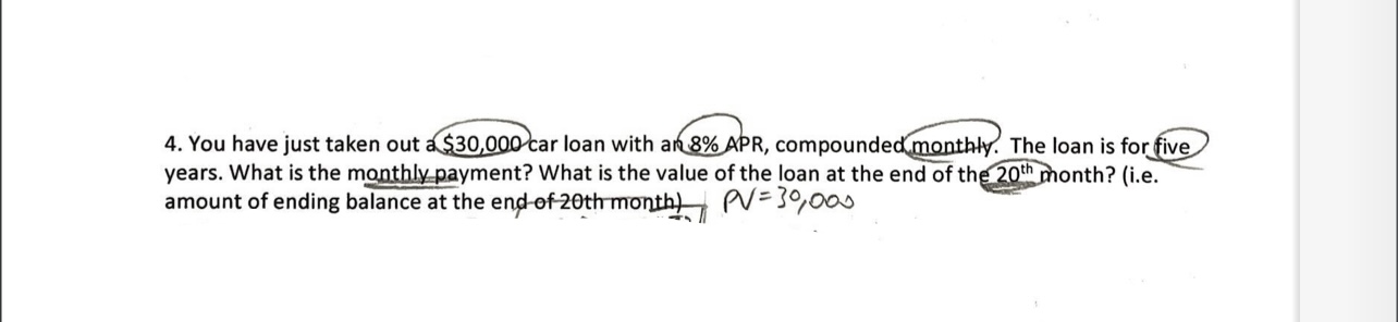 solved-4-you-have-just-taken-out-a-30-000-car-loan-with-an-chegg