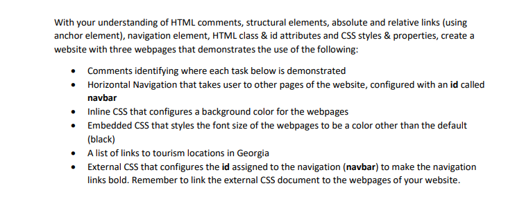 Solved With your understanding of HTML comments, structural | Chegg.com