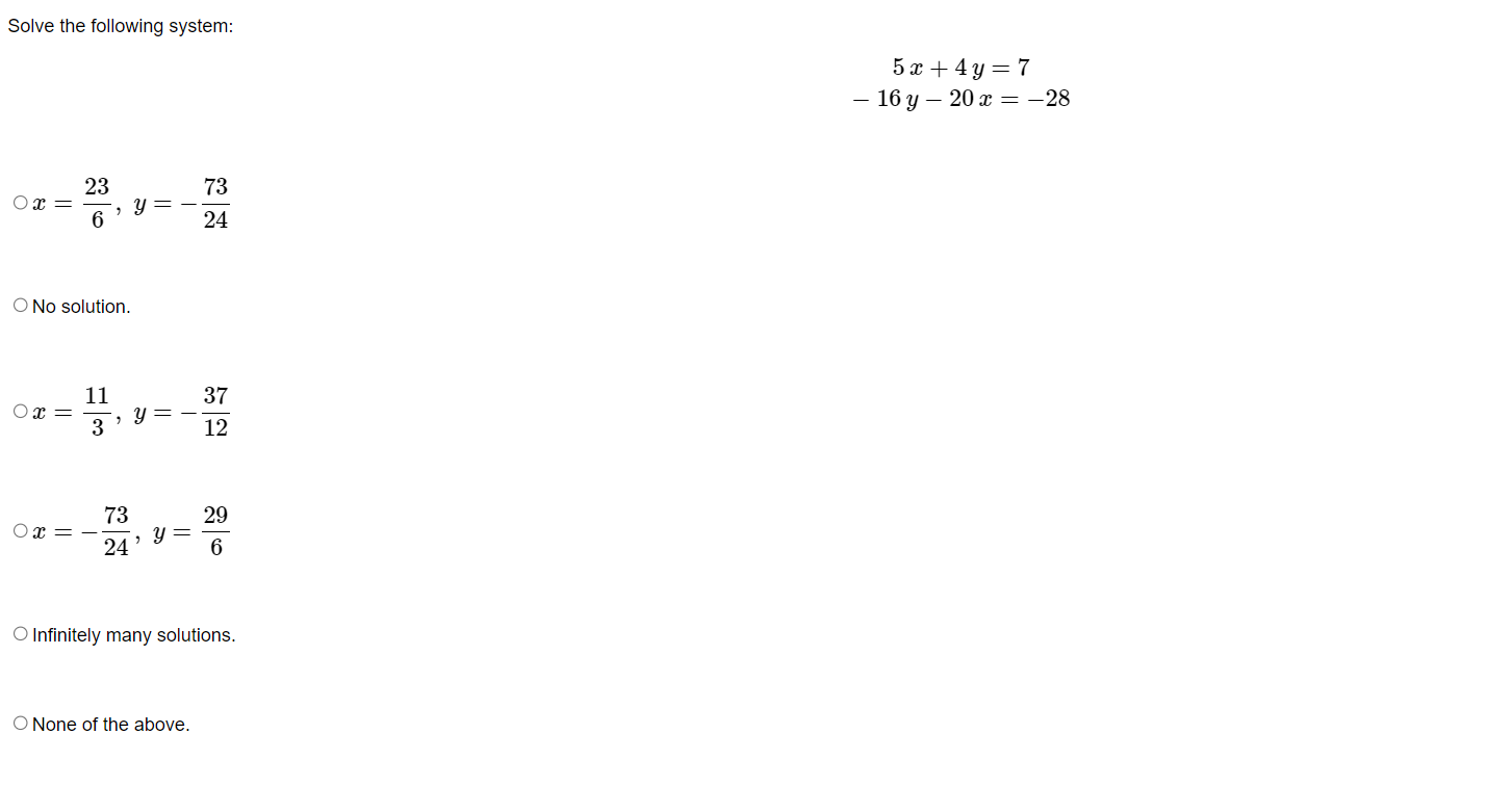 solved-solve-the-following-system-5x-4y-7-16y-20x-28-chegg