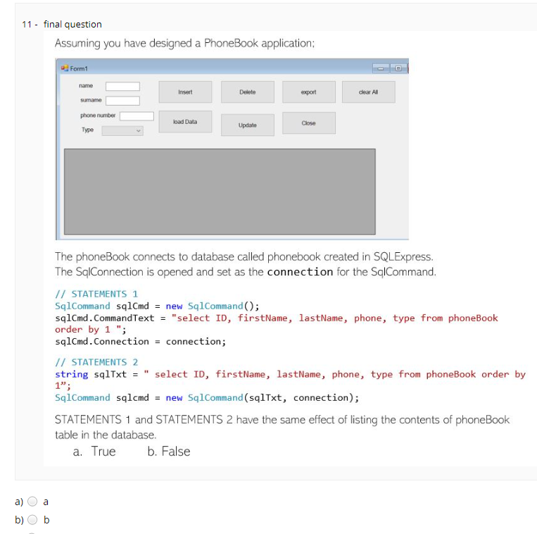Solved 11 - final question Assuming you have designed a | Chegg.com