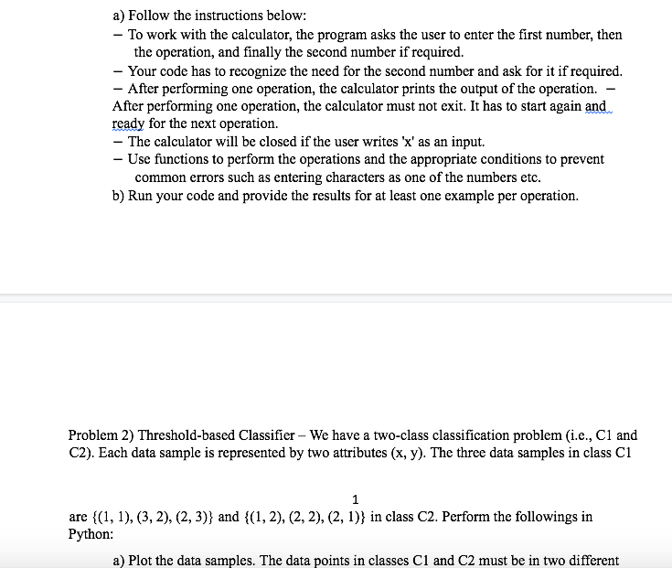 Solved Assignment 1 Introduction To Deep Learning - CAP 4613 | Chegg.com