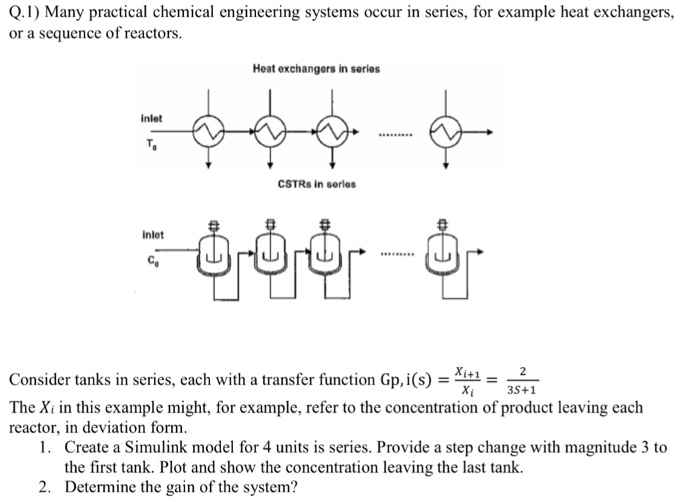 Solved Q.1) Many practical chemical engineering systems | Chegg.com